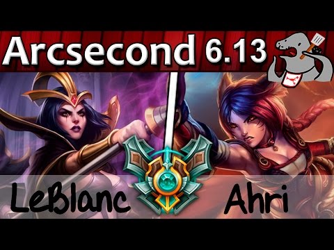 Arcsecond - LeBlanc vs Ahri - Mid - Master S6 | 57