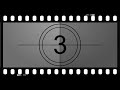 Old Film Countdown ||No Copyright || Countdown 5,4,3,2,&1 || Intro Countdown || Countdown For Vlog