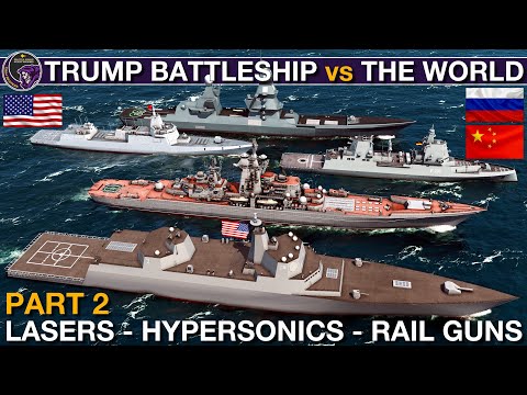Trump Battleship vs Iowa VLS, Lider & F127 Warships | Sea Power