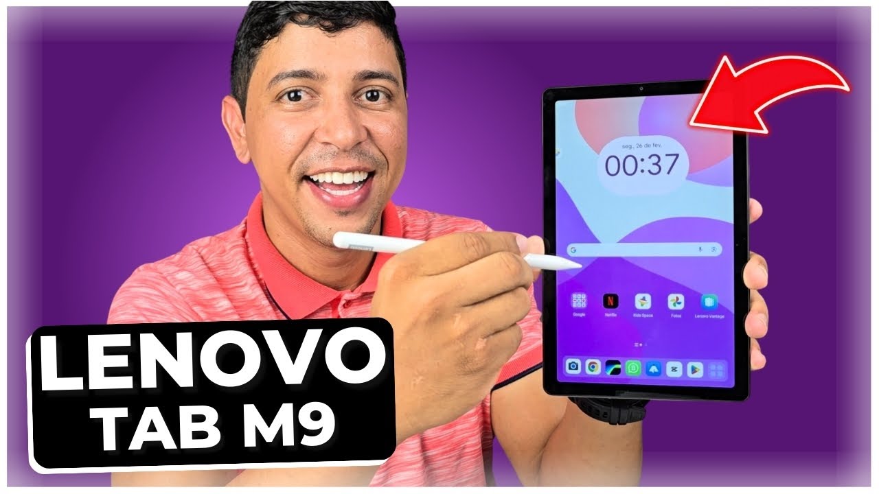 Tablet Lenovo Tab M9 | Ele traz ÓTIMO HARDWARE, CARREGAMENTO RÁPIDO e custa MENOS DE R$ 1.000!