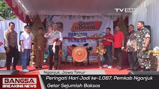 Peringati Hari Jadi ke-1.087, Pemkab Nganjuk Gelar Sejumlah Baksos