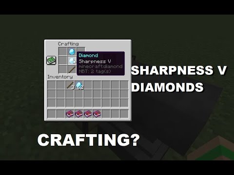 Do enchanted diamonds craft enchanted items?