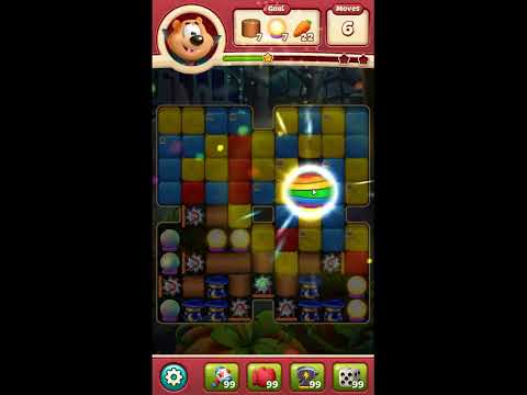 Toon Blast Level 8566 - NO BOOSTERS 🐻🐺🐱 | SKILLGAMING ✔️