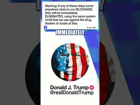 BREAKING: Trump WARNS Iran 'FAST ATTACK SHIPS' #shorts #breakingnews #foxnews #iran #trump