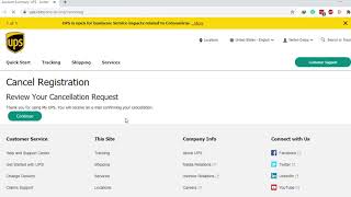 How to Delete UPS account