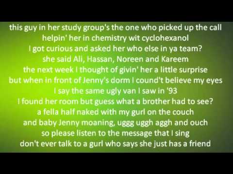 Too Phat - Just A Friend ft  V.E lyric