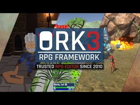 Unity RPG Editor: ORK Framework 3 - Battle Systems Trailer
