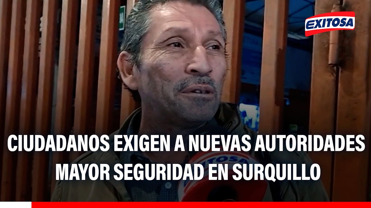 🔴🔵 Vecinos y ciudadanos de Surquillo exigen más seguridad a futuras autoridades del distrito