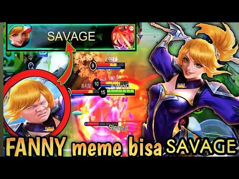 Fanny Savage montage Fanny best build and emblem 2023 - mobile legends