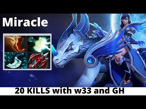 Miracle Mirana super long range 20 Kills with w33 and GH Full Gameplay Dota2 TV