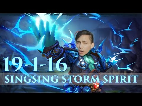 Singsing Storm Spirit - I am DIED Dota 2 stream moments