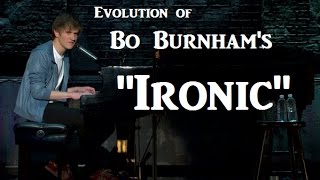 Evolution of Bo Burnham&#39;s &quot;Ironic&quot;