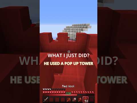 Insane OP Minecraft Pop Up Towers Strategy!