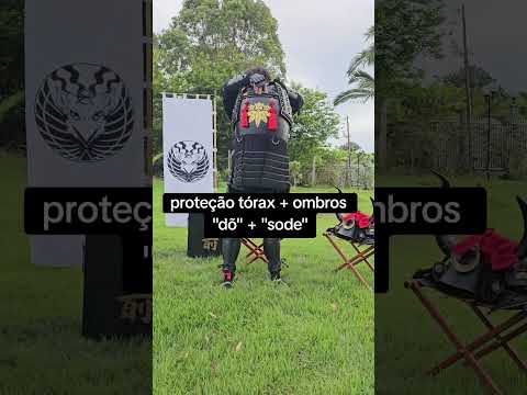 Montagem da armadura samurai #samurai #katana #medieval #historia