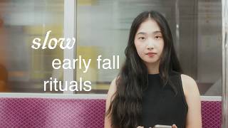 getting in the autumn mood (new habits for a slower life)