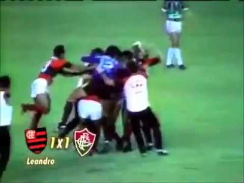 Gol de Leandro Flamengo 1x1 fluminense