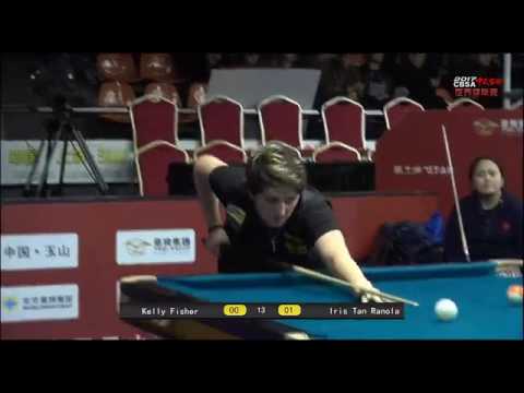 Kelly Fisher VS Iris Tan Ranola - Ladies - 2017 Chinese Billiards World Championship