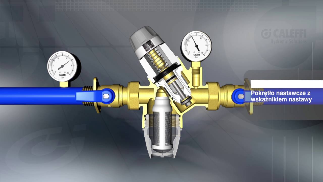 REGULATOR CIŚNIENIA WODY Z WSKAŹNIKIEM NASTAWY