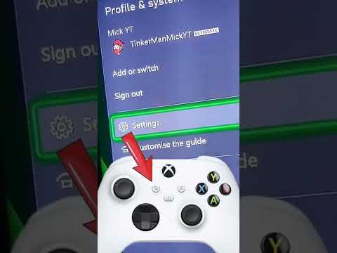 quick settings for xbox