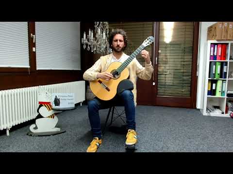 European Bach Guitar Award 2022 – First round - Agustin Nazzetta