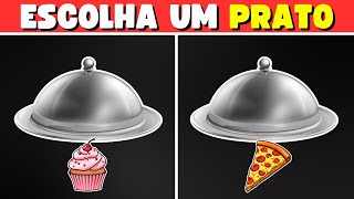 Qual Prato MISTERIOSO Você Escolhe? Doce ou Salgado?