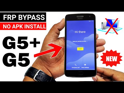 GOOGLE/FRP BYPASS Moto G5/G5 Plus || Very Easy Method (Without PC)🔥🔥🔥
