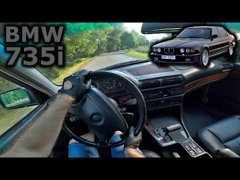Thumbnail for 1992 BMW 735iA E32 | POV test drive | #DrivingCars