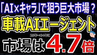 フィジカルAI株の次は車載AIエージェント？【ソニーG】AI×キャラクターで車載AIエージェントに本格参入