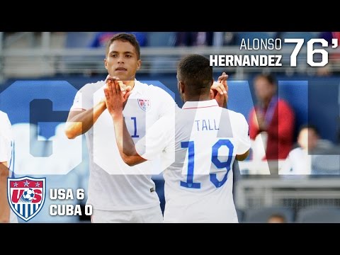 U-23 MNT vs. Cuba: Alonso Hernández Goal - Oct. 3, 2015