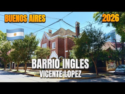 😍 BARRIO INGLÉS en BUENOS AIRES | PASEO POR VICENTE LÓPEZ #buenosaires #vicentelopez