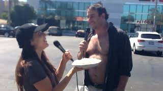 LAHNA TURNER WITH MIKE FAVERMAN AND A PIE video