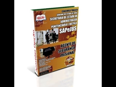 Apostila SAPeJUS-GO 2015 - Agente de Segurança Prisional