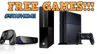 COMPANIES BAND TOGETHER TO GIVE FREE GAMES| STAY HOME