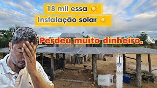 Por esse motivo, muitos não colocam energia solar. ☀️