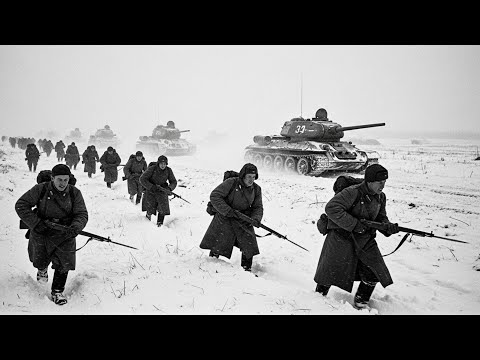 La Noche en Que La NIEVE RUSA Mató a Alemania — Stalin Soltó 2400 T-34 y Selló el Destino de 430,000