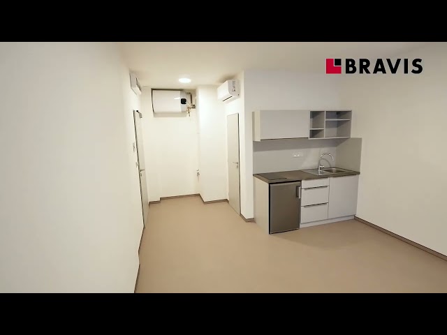 Pronájem pěkného, slunného 1 + kk v novém polyfunkčním domě Branka, sklep, klimatizace, možnost parkování