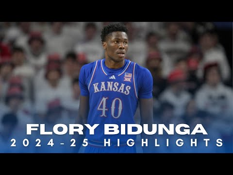 Flory Bidunga 2024-25 Kansas Jayhawks Highlights