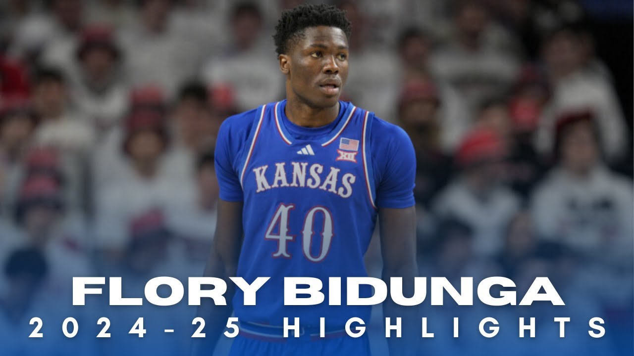 Flory Bidunga 2024-25 Kansas Jayhawks Highlights