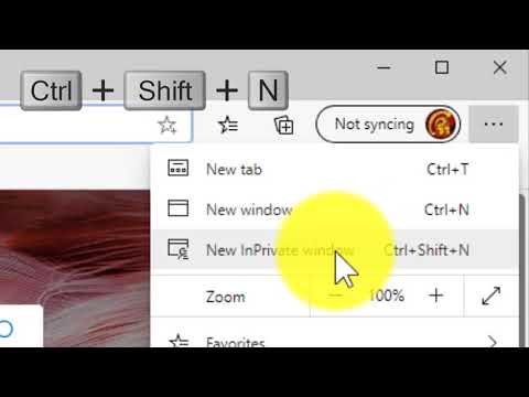 Open Mozilla Firefox, Google Chrome, Microsoft Edge Chromium in Private Incognito Mode