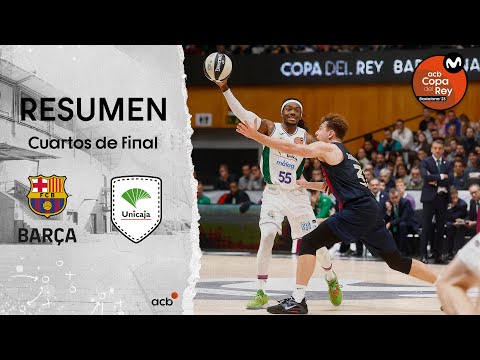 Barça - Unicaja (87-89) RESUMEN | Copa del Rey Badalona 2023