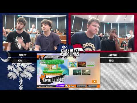 Clash of the Carolinas - Fatality/Nova vs Antiyami/Ars3 - Smash 4 Doubles Round 3