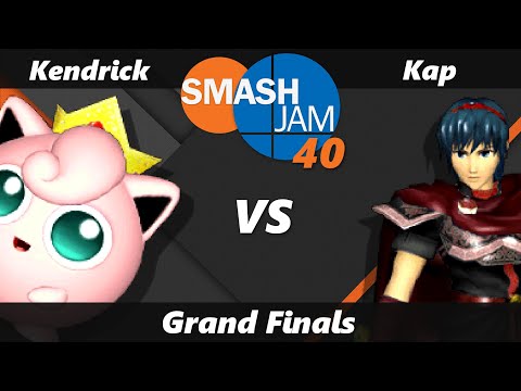 SJ40 - Kendrick (Jigglypuff) Vs Kap (Marth, Fox) - Grand Finals: Melee Singles