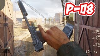 COD WW2 ルガーP08にドラムマガジンをつけてBOTと一緒に戦う マック堺ゲーム