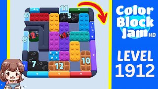 Solution du Niveau 1912 de Color Block Jam