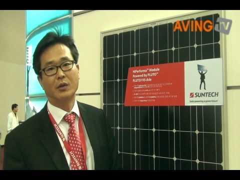 SUNTECH Power to highlight their new type of solar module PLUTO