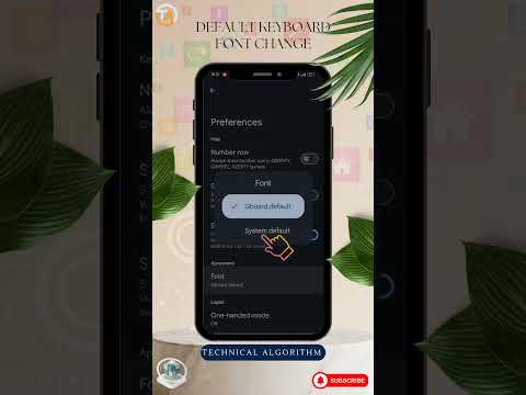 Default Keyboard or Customize Keyboard Fonts कैसे Change करें? | #shorts