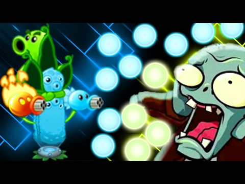 TEAM PLANTS POWER-UP! vs ZOMBIES in Plants vs Zombies 2