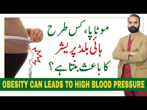 How Obesity leads to high Blood Pressure in Urdu/Hindi