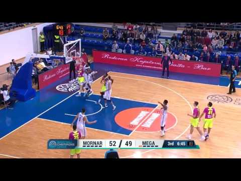 BCL, Round 3: KK Mornar - Mega Leks (Highlights), 02.11.2016.