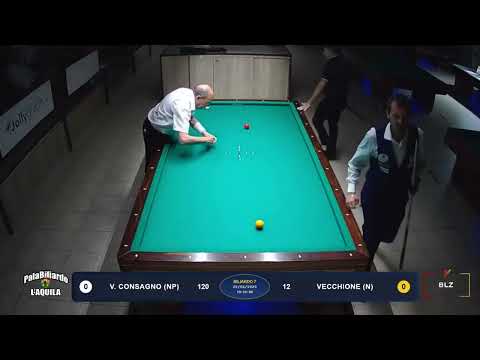 V.CONSAGNO VS F.VECCHIONE - STECCA - 2024/25 - FINALI 2° TROFEO PALABILIARDO - 22/06/2025
